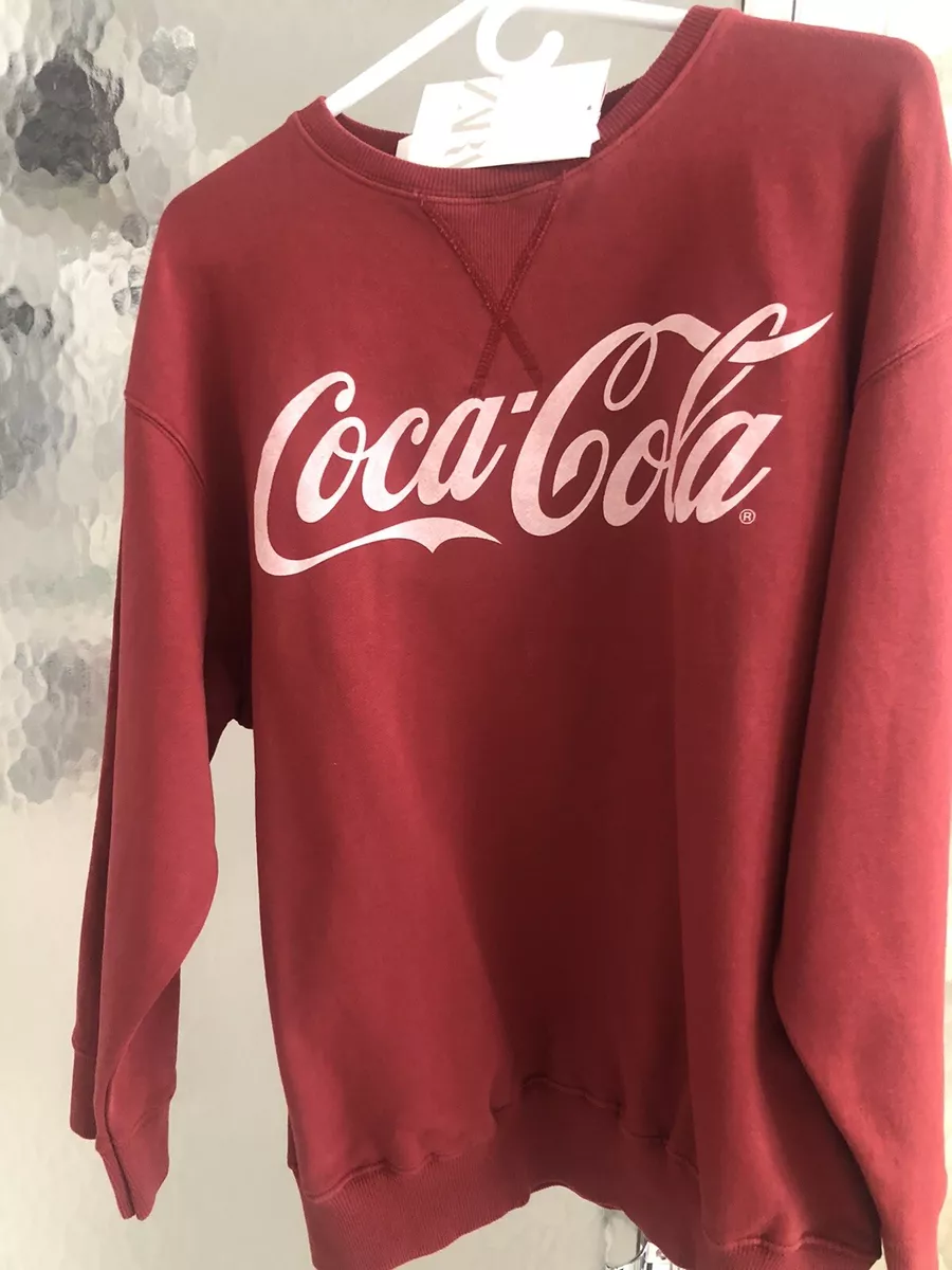 zara ladies coca cola sweatshirt size small | eBay