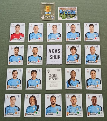 Juego de pegatinas de equipo de la Copa Mundial de la FIFA Rusia 2018 PANINI a elegir - Imagen 5 de 33