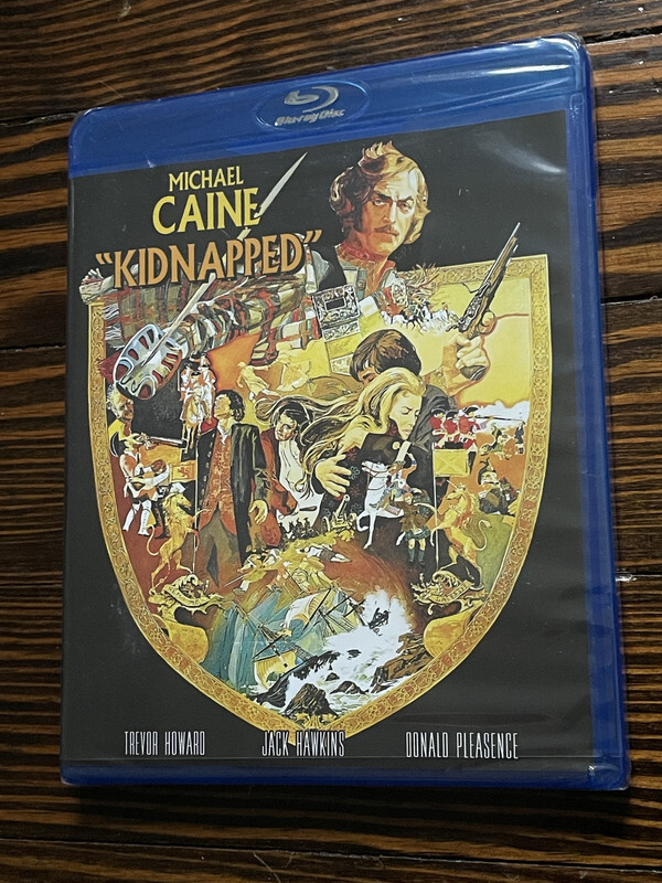Kidnapped Kino Blu-ray New Michael Caine Donald Pleasence Trevor Howard