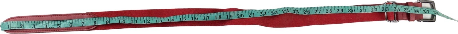 Nike Men Belt One Size Red Logo Swoosh Baseball Athletic Adjustable Elastic 36” thumbnail 8