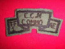 Vietnam War Hand Made Subdued Patch US Special Forces TF1AE CCN COMMO Team