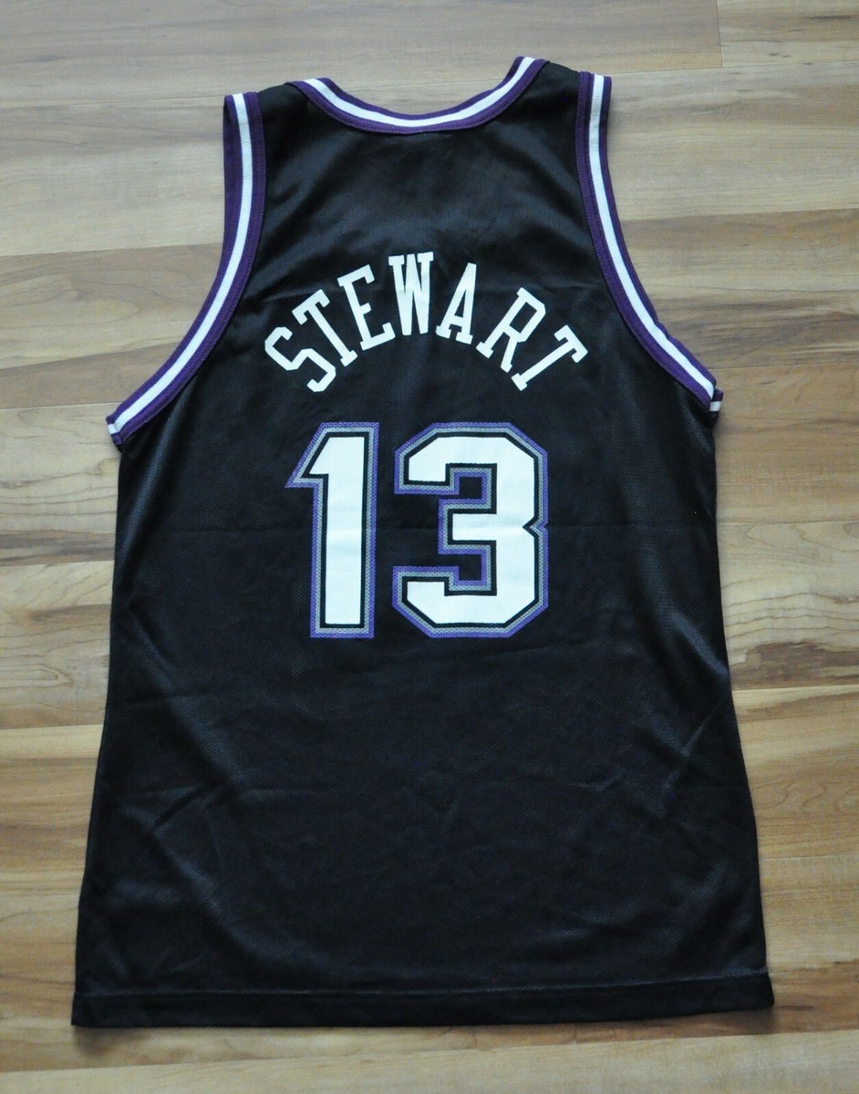 Michael Stewart #13 Sacramento Kings Champion Jersey Black Yogi