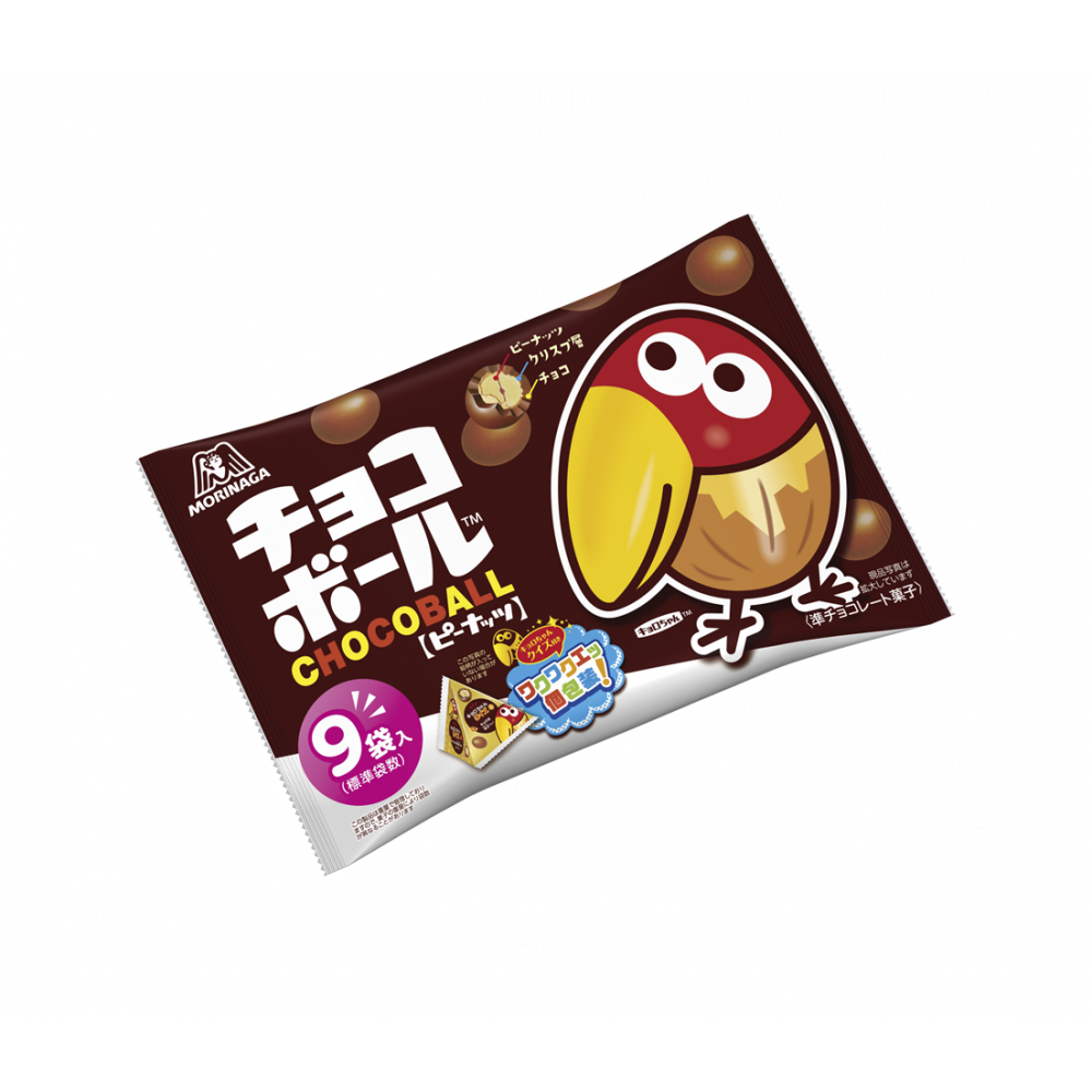Morinaga 'Chocoball Peanut' 9 packs in 1 bag, 102g | eBay