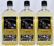 3 Bath Body Works Aromatherapy INSPIRE VIOLET SANDALWOOD EUCALYPTUS Foam Bath 10