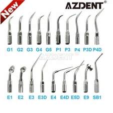 AZDENT Dental Ultrasonic Scaler Scaling Endo Perio G P E Tips For WOODPECKER EMS