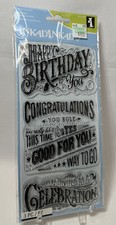 Inkadinkado Celebrations Stamps 3 pc - Happy Birthday Congratulations Invite New