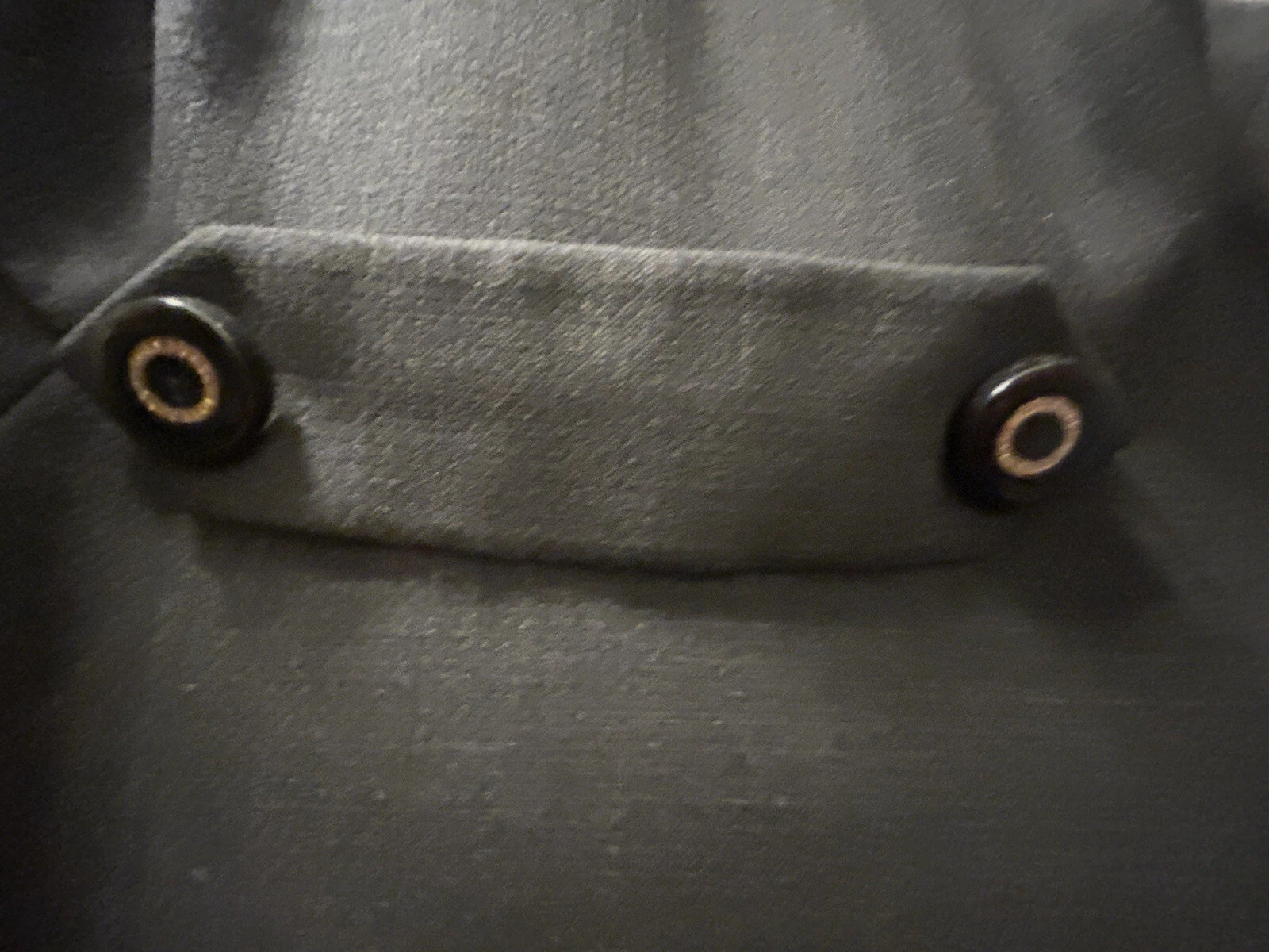 Abito da donna grigio Tory Burch shift taglia 4 logo senza maniche bottoni