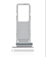 Single Sim Card Tray Compatible For Samsung Galaxy Note 10 Aura Glow / Silver