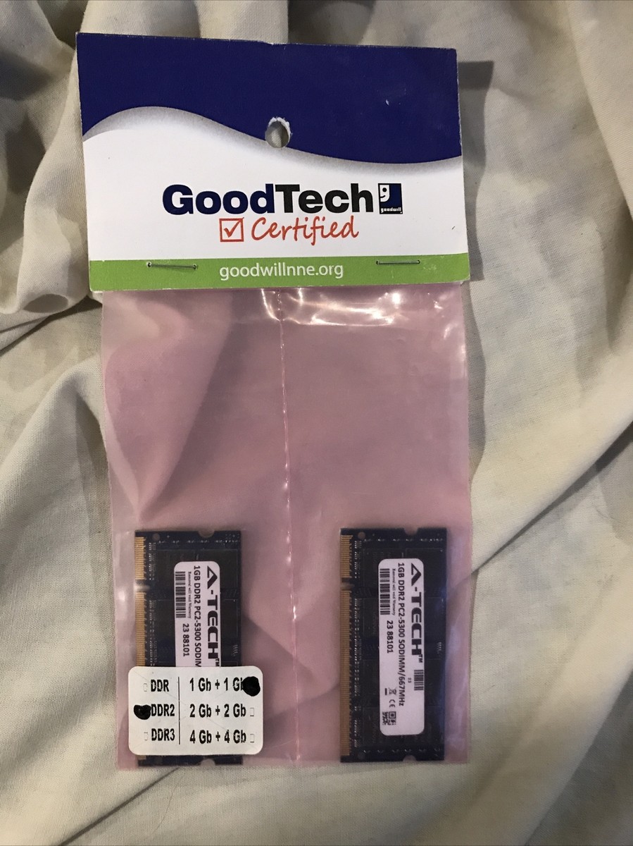 A-Tech 2GB (2 x 1GB) RAM for ACER Aspire E571 | DDR2 667MHz DIMM PC2-