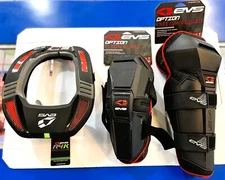 EVS Slam Combo Protection Package w/ Option Knee, Elbow & R2 Collar - BRAN NEW