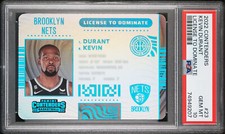 KEVIN DURANT 2022 PANINI CONTENDERS LICENSE TO DOMINATE PSA GEM MINT 10 CASE HIT