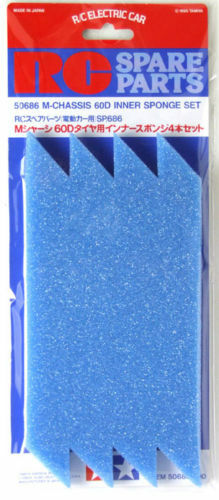 Tamiya 50686 M-Chassis 60D Inner Sponge Set (M03/M05/M05Ra/M06/M07/TA05M-Four)