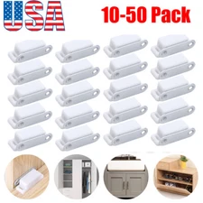 10-50Pack Magnetic Door Catches Cupboard Cabinet & Door Latch/Catch Closures LOT