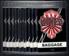 Loudness Backstage Pass - Wholesale Set of 12 - 1986 Laminated Passes