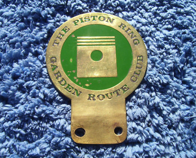 VINTAGE 1980ER KOLBENRING GARTEN ROUTE CLUB OF SÜDAFRICA AUTO ABZEICHEN ~ Nr. 22 MOTOR