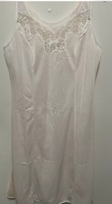 Graziella Unterkleid Lang wei&szlig;  Gr. 46 mit Spitze