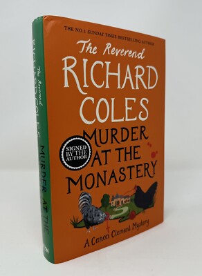 WATERSTONES Murder at the Monastery by Rev Richard Coles - NEW SIGNED HC (2024)