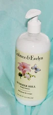CRABTREE & EVELYN Summer Hill Body Lotion W/PUMP 500ML 16.9 FL OZ NEW BIG BOTTLE