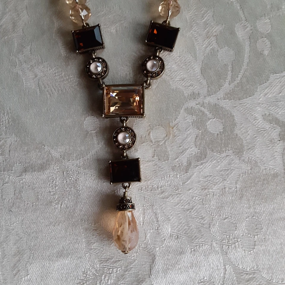 BRILLANTE Y RARO JUEGO DE 6 PIEZAS TOPACIO CORTE ESMERALDA HEIDI DAUS **NUEVO EN CAJAS Foto 3 de 4