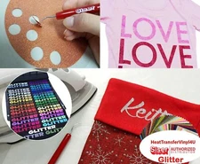 Siser Glitter Iron On Heat Transfer Vinyl For T-Shirts 12" & 20" Roll Options