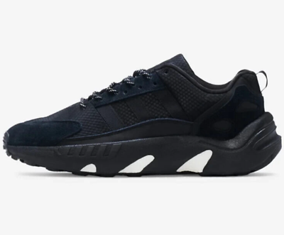 NEW Adidas Originals ZX Boost GY6701 Black Running Sneaker NEW Adidas Originals ZX Boost GY6701 Black Running Sneaker
