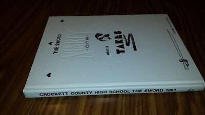 1991 Crockett County High School Tennessee Yearbook THE SWORD ...