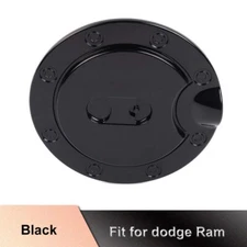🔥Black Door Fuel Tank Cover Gas Cap Trim Accessories For Dodge Ram 1500 2018+