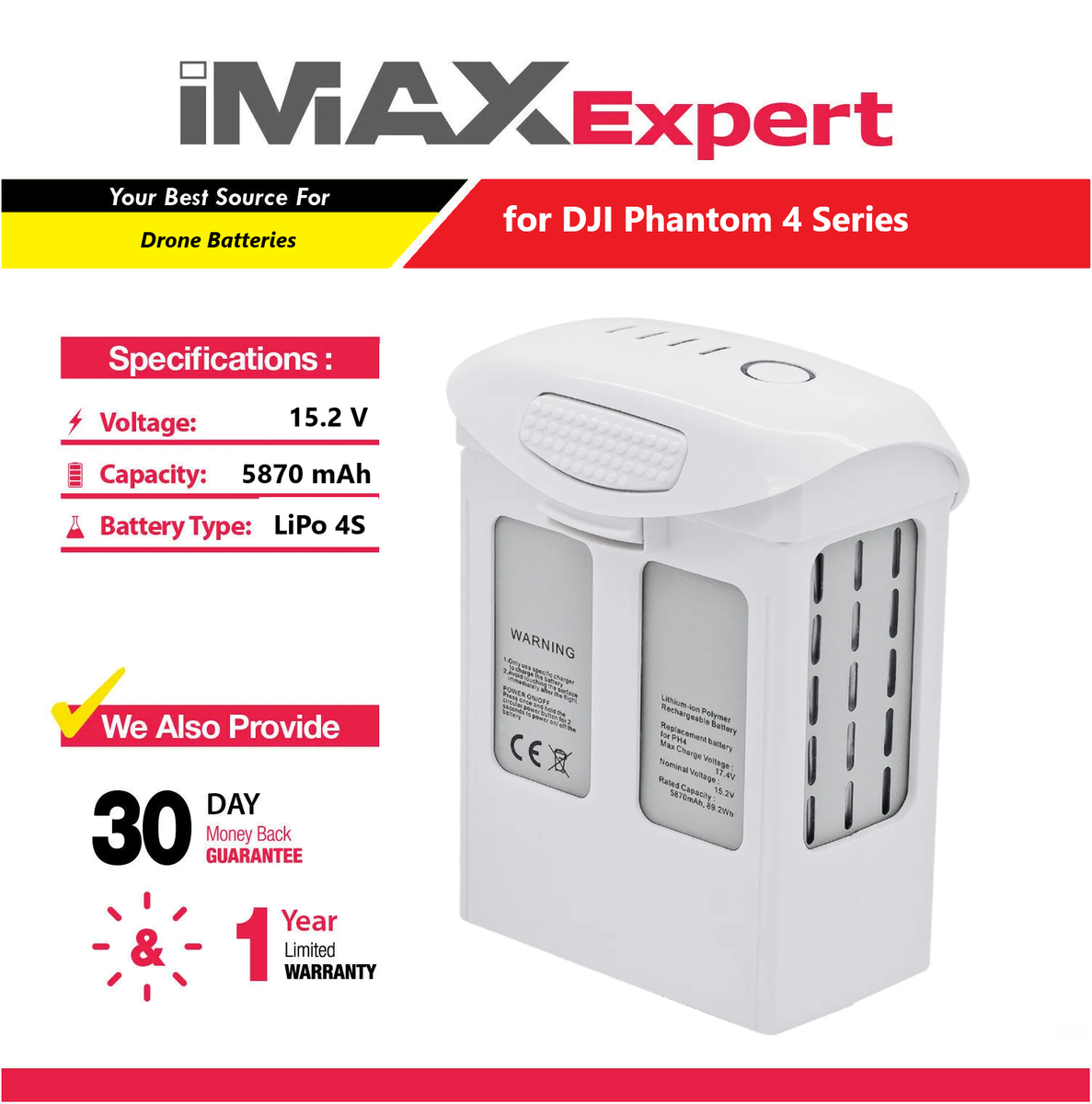 Battery Buy Phantom Pro 5870mAh Intelligent Flight Battery For DJI