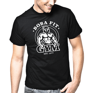 Boba Fit Boba Fett Star Wars Satire Jedi Gym Spruche Geschenk Lustig Fun T Shirt Ebay