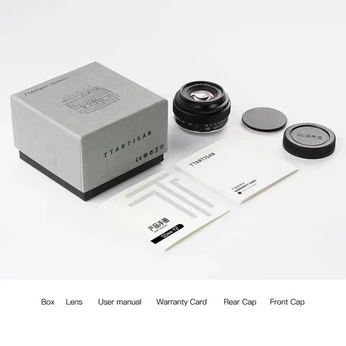 TTArtisan 50mm F2.0 Full Frame Lens for Fujifilm Canon RF Nikon Sony M43 Leica - Picture 6 of 6