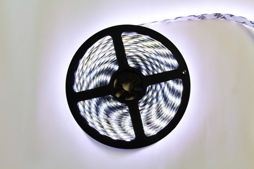 Black PCB 16.4ft 5M 5050 SMD 300 Waterproof LED Flexible Strip Lights Lamp 12V - Picture 2 of 17