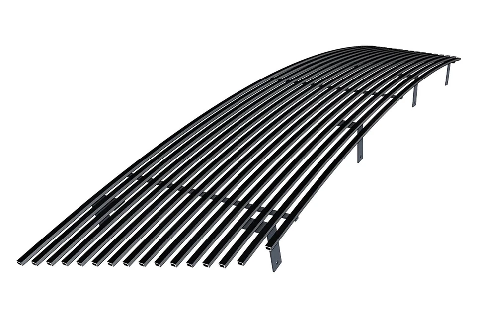 For Ford E-150 Econoline 92-07 1-Pc Black 8x6 mm Horizontal Billet Main Grille Foto 3 de 4