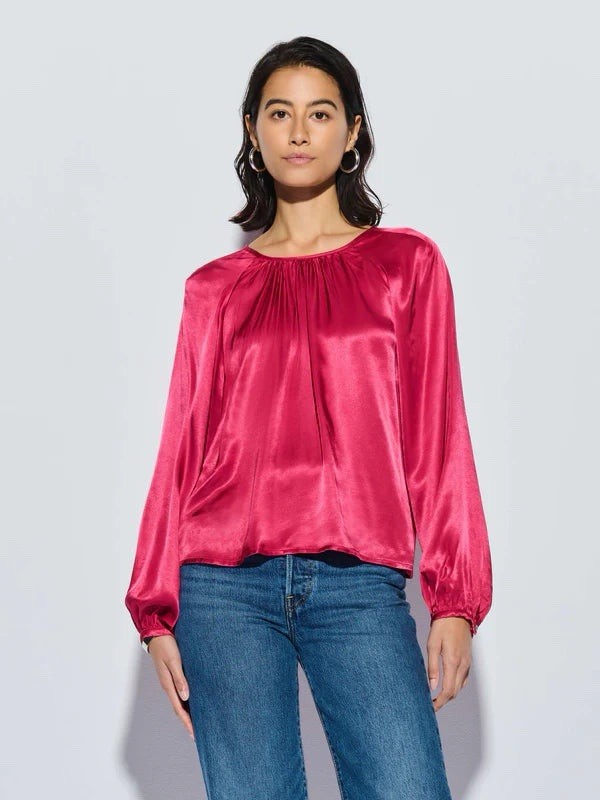 NWT Nation Eveline Raglan Top Raspberry Jam XL