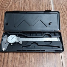 Caliper 0 - 6" Hardened Steel 4 Way Imperial Dial .001" Shock Proof HFS