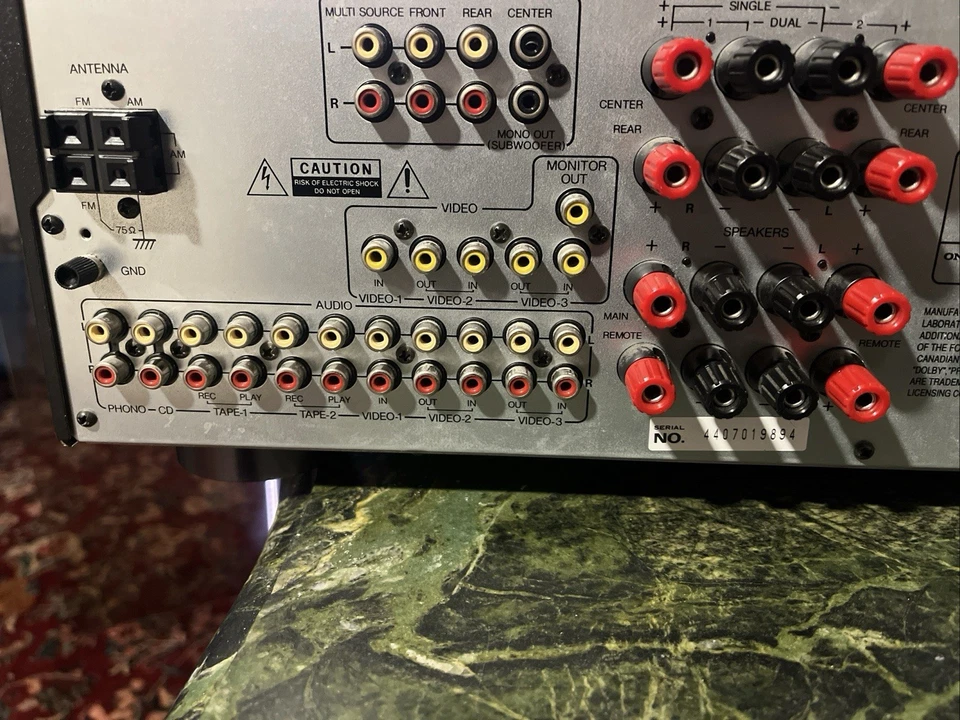 Receptor estéreo Onkyo TX-SV717PRO con control remoto probado funcionando Foto 2 de 4