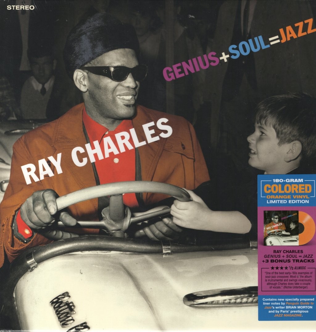 Ray Charles Genius+soul=jazz LP vinyl Europe 20th Century Masterworks 2022