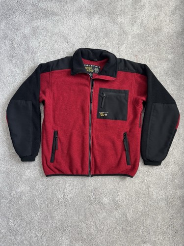 Vintage Mountain Hardwear Jacket Full Zip Fleece Red USA Made Men’s L - Picture 2 of 6