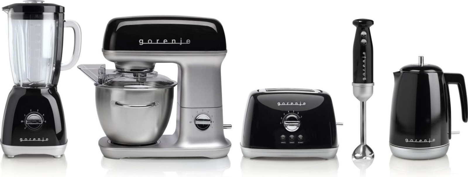 Gorenje MMC1000RLBK food processor 1000 W 4.5 L Black, Metallic