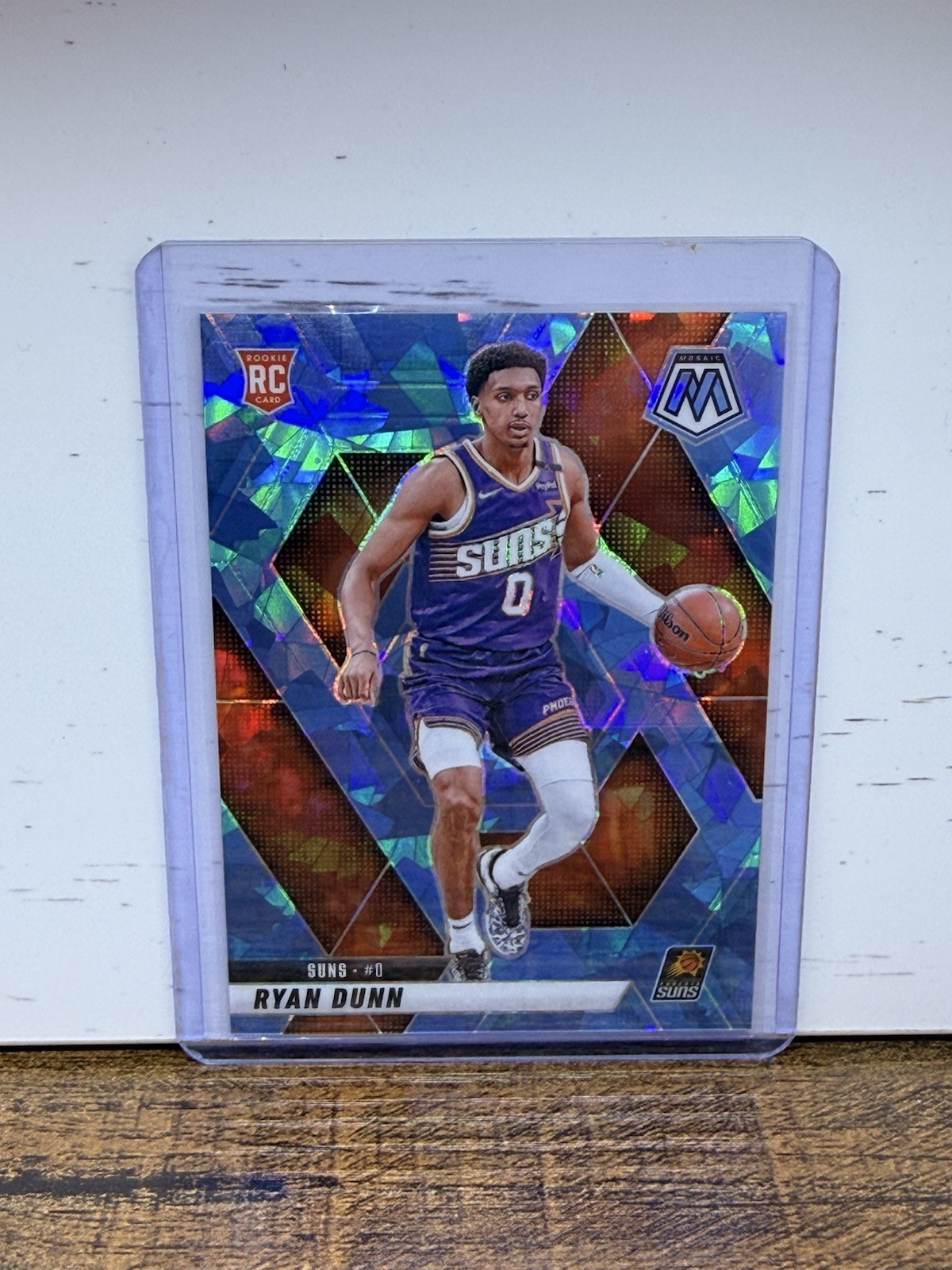 2024-25 Panini Mosaic - Rookies Ryan Dunn #233 Ice Mosaic Prizm /125 (RC)