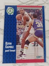 1991-1992 Fleer Basketball Card Boston Celtics#11 Kevin Gamble 