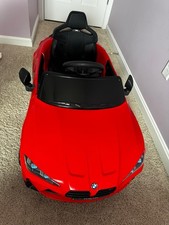 BMW Battery Operated Red Ride-On Toy Car for Kids Ages 3-7 Years Cars Theme