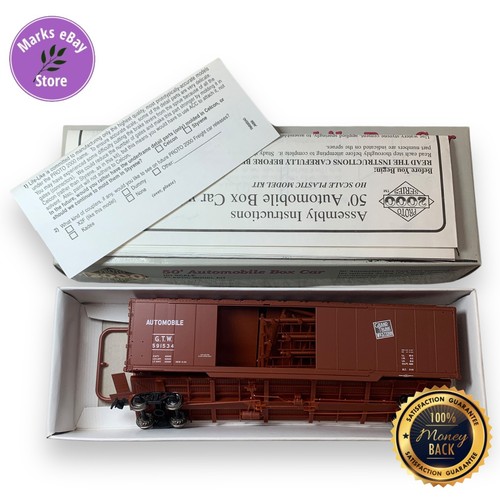 Proto 2000 HO Scale Kit 591534 50' Automobile Box Car with End Doors NOS - Picture 7 of 10
