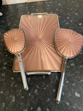 1930's ladies pink enamelled dessing table set
