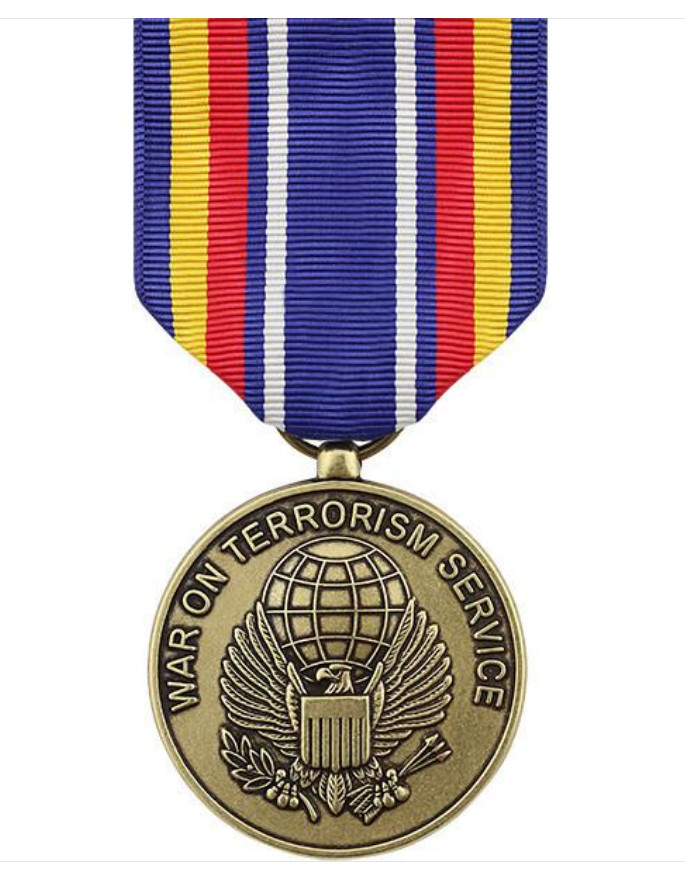 Vanguard FULL SIZE MEDAL GLOBAL WAR ON TERRORISM SERVICE