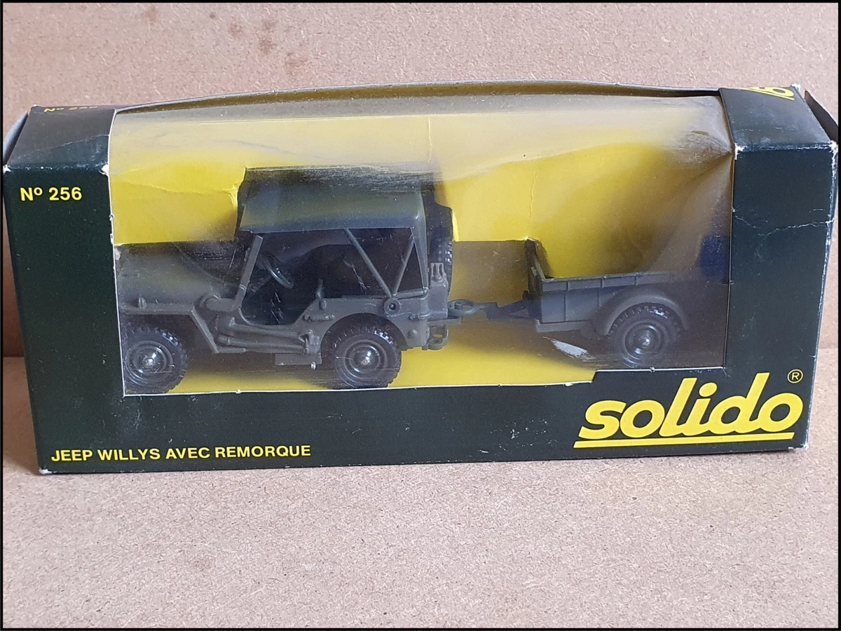 Solido - Jeep Willys Pinder (Miniature Ancienne, état Occasion)