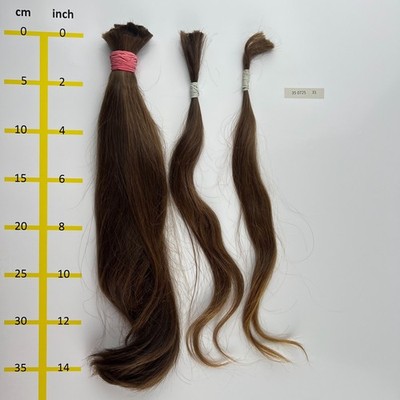 Europäisches EchthaarRohhaare mittelblond mind.100 Gr 35-40cm - 35072531A