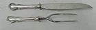 Towle French Provincial Sterling Silver Handled Carving Set Knife Fork Vintage
