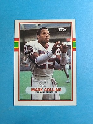 Mark Collins 1989 Topps Football Card # 171 J2877