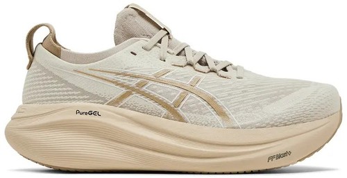 Asics GEL-Nimbus 26 Shoes Men\'s 11.5 White Birch Road Running Athletic Sneakers Asics Gel Nimbus 26 - White - Birch – Fit2Run main image 4