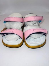 NATIVE GIRLS/KIDS CHARLEY PRINCESS PINK/SHELL WHITE /TOFFEE BROWN SIZE-C7.